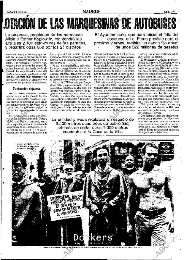 ABC MADRID 23-03-1996 página 61