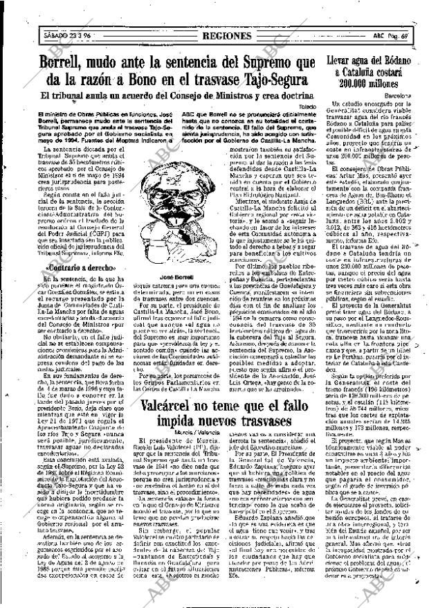 ABC MADRID 23-03-1996 página 69