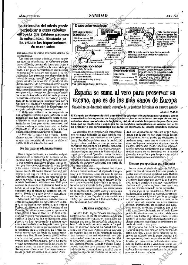 ABC MADRID 23-03-1996 página 73