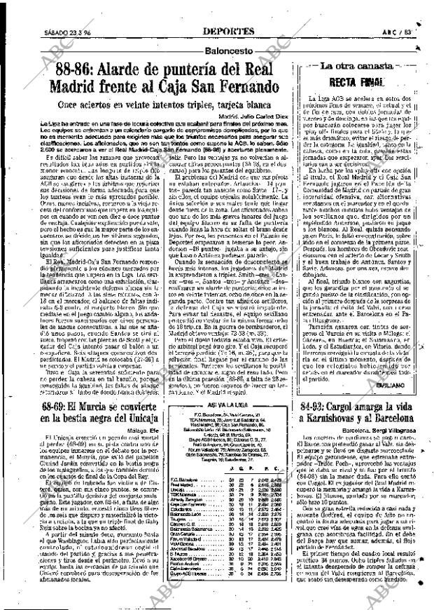 ABC MADRID 23-03-1996 página 83