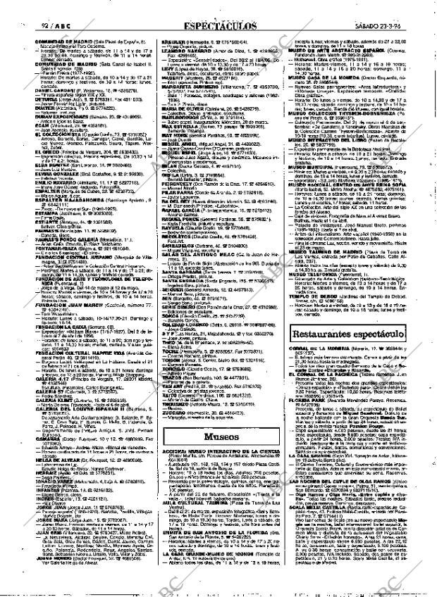 ABC MADRID 23-03-1996 página 92
