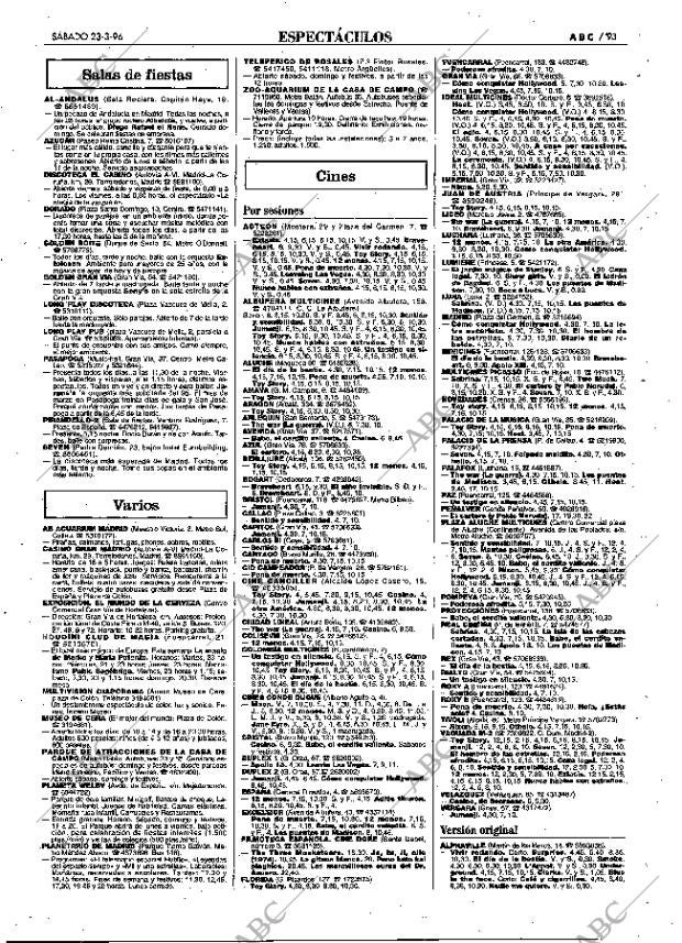 ABC MADRID 23-03-1996 página 93