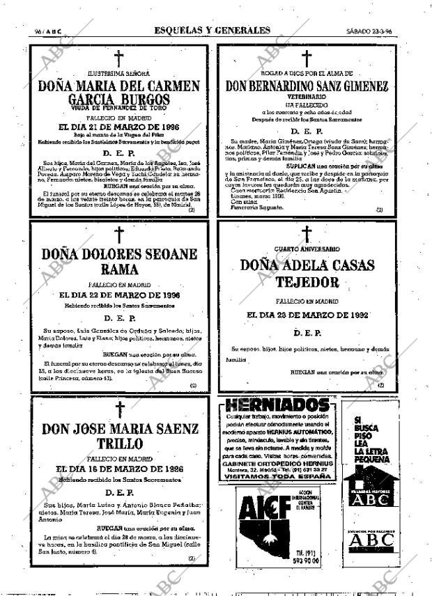 ABC MADRID 23-03-1996 página 96
