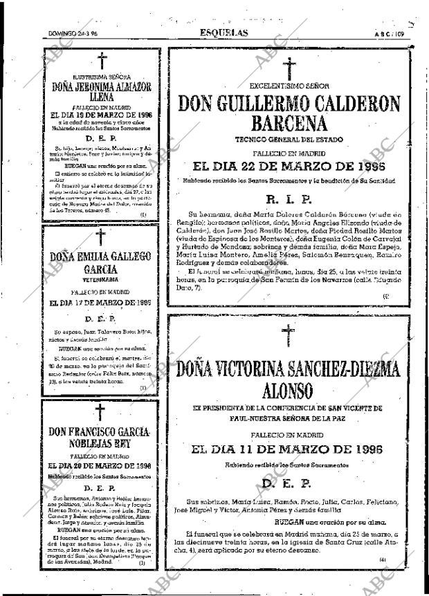 ABC MADRID 24-03-1996 página 109