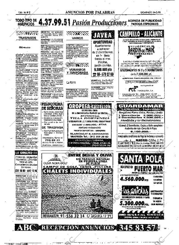 ABC MADRID 24-03-1996 página 136