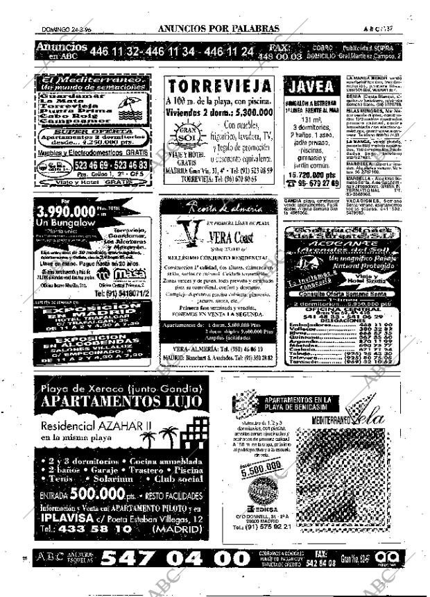ABC MADRID 24-03-1996 página 137