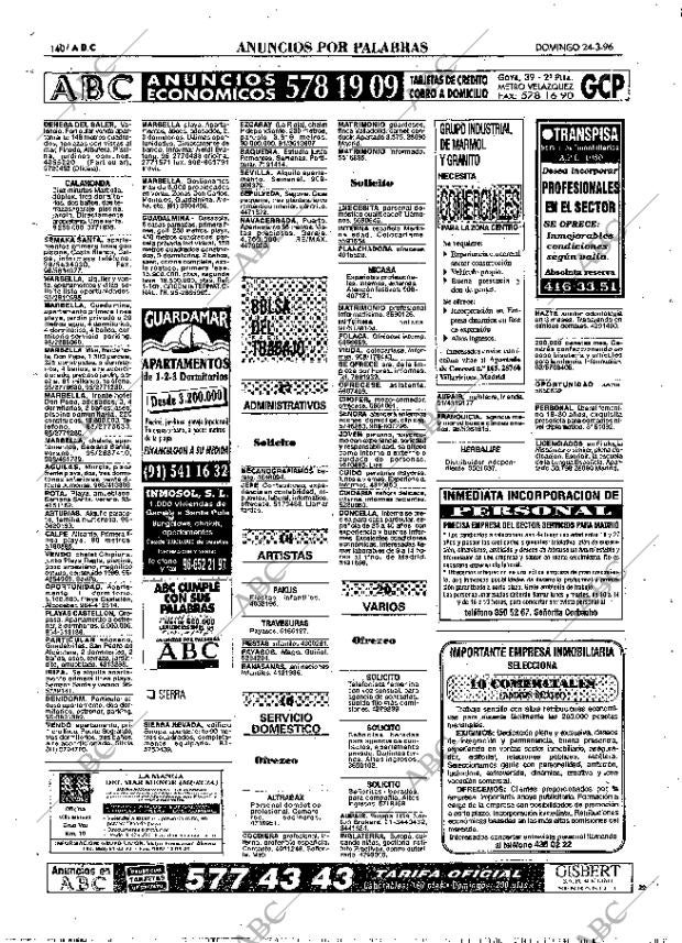 ABC MADRID 24-03-1996 página 140