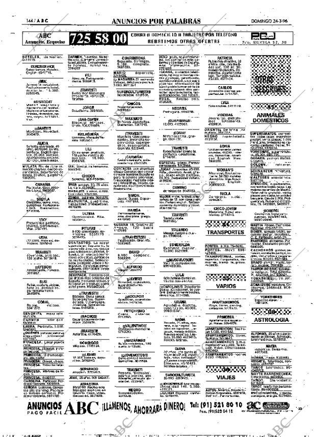 ABC MADRID 24-03-1996 página 144