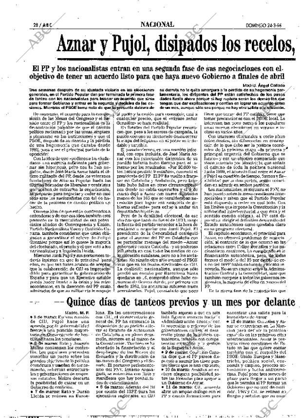 ABC MADRID 24-03-1996 página 28