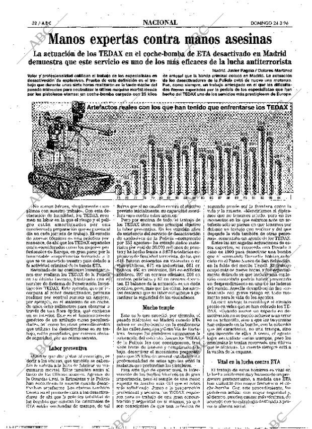 ABC MADRID 24-03-1996 página 32