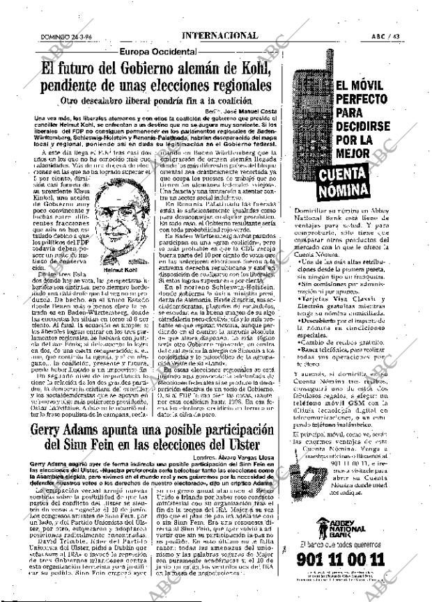 ABC MADRID 24-03-1996 página 43
