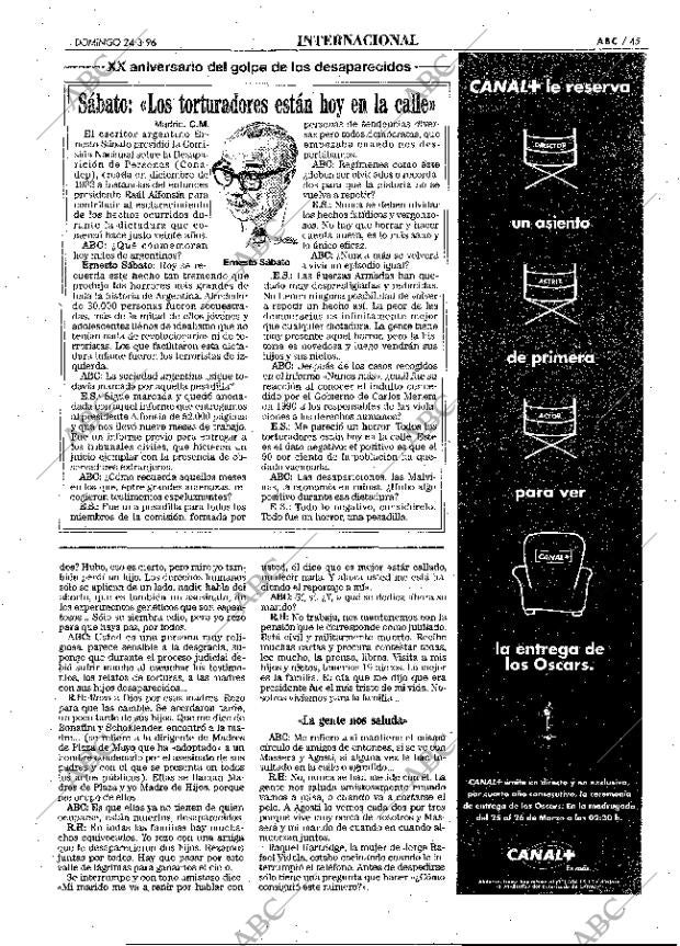 ABC MADRID 24-03-1996 página 45