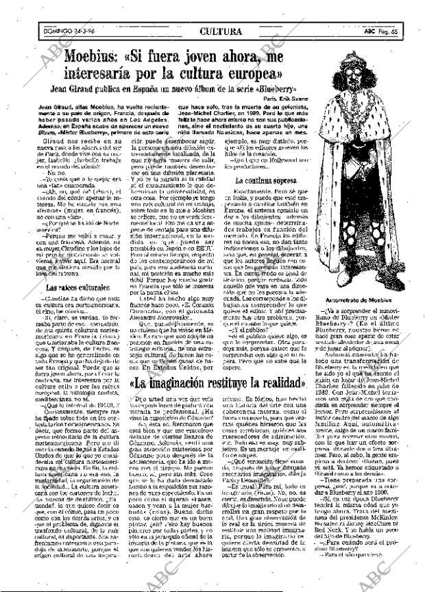ABC MADRID 24-03-1996 página 65