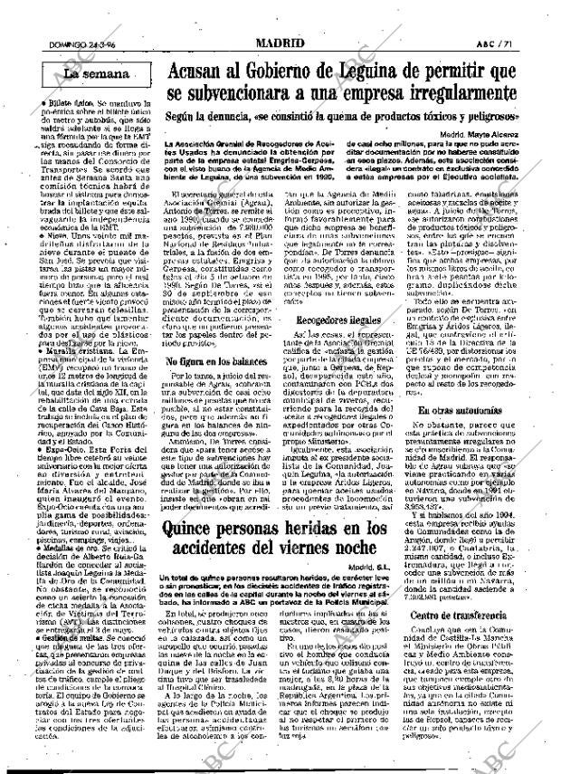 ABC MADRID 24-03-1996 página 71