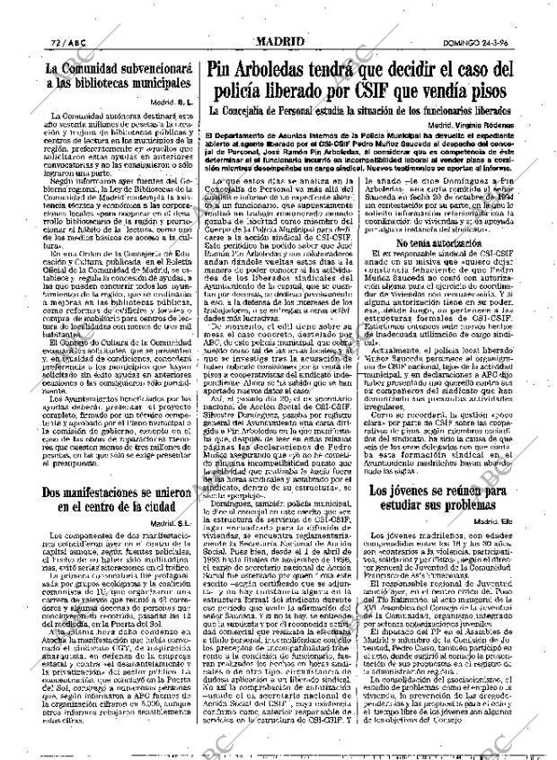 ABC MADRID 24-03-1996 página 72