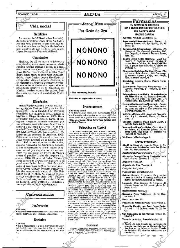 ABC MADRID 24-03-1996 página 77