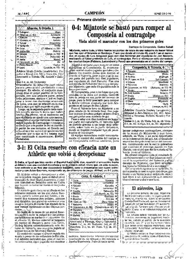 ABC MADRID 25-03-1996 página 70