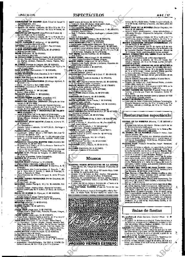 ABC MADRID 25-03-1996 página 87