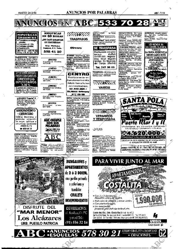 ABC MADRID 26-03-1996 página 111