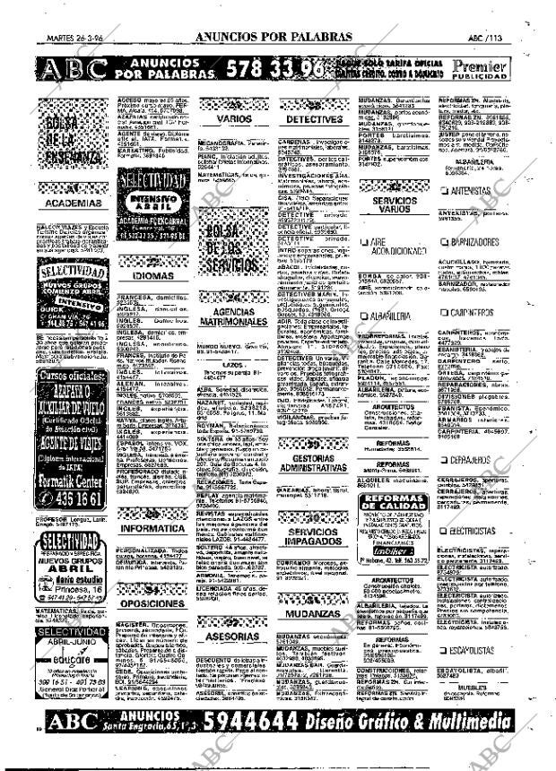 ABC MADRID 26-03-1996 página 113