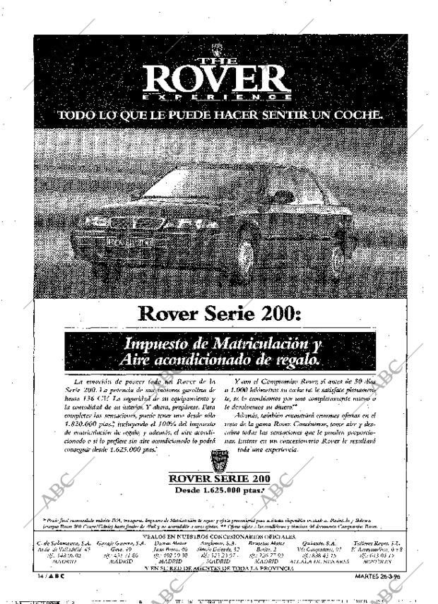 ABC MADRID 26-03-1996 página 14