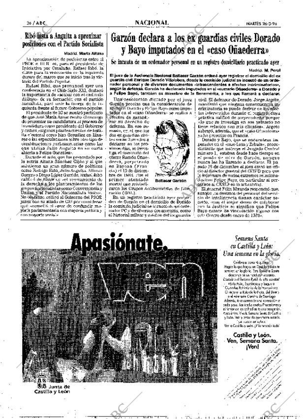ABC MADRID 26-03-1996 página 26