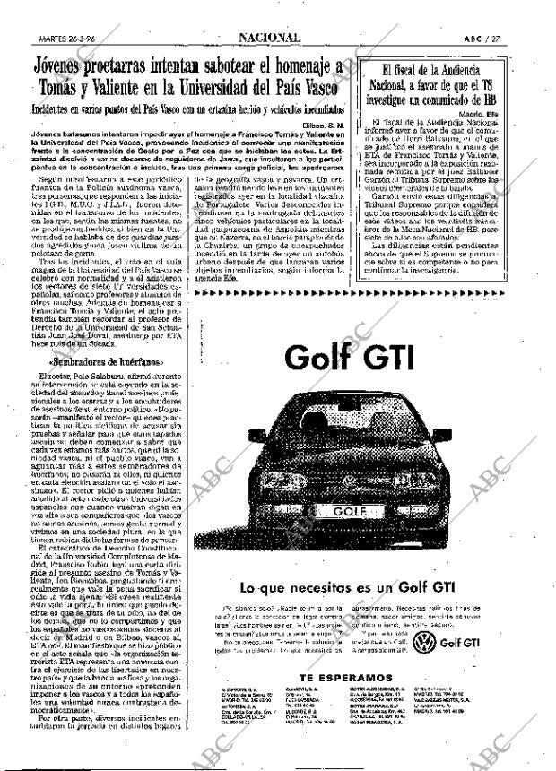 ABC MADRID 26-03-1996 página 27