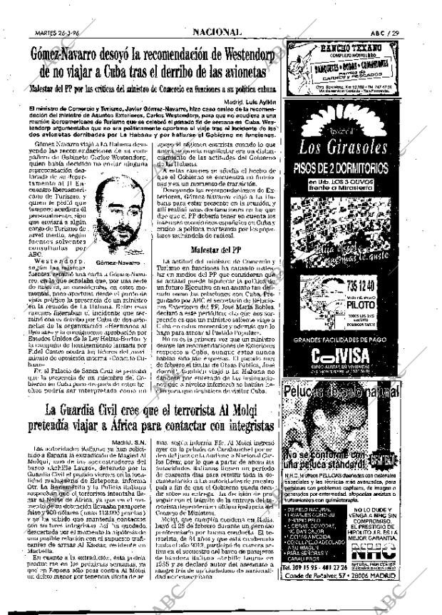 ABC MADRID 26-03-1996 página 29