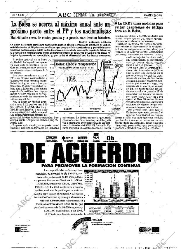 ABC MADRID 26-03-1996 página 40