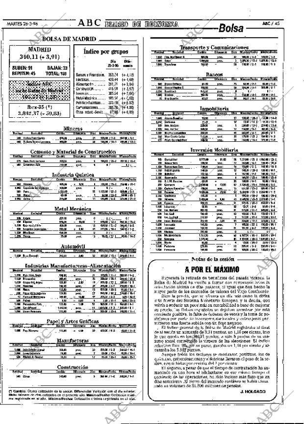 ABC MADRID 26-03-1996 página 45