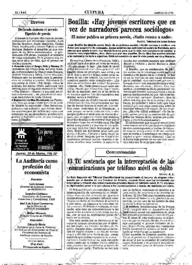 ABC MADRID 26-03-1996 página 52