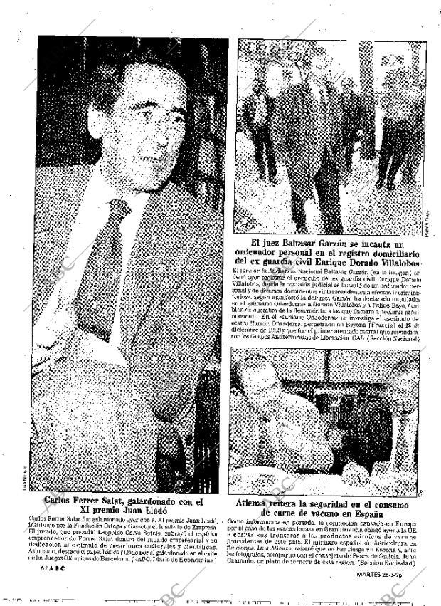 ABC MADRID 26-03-1996 página 6