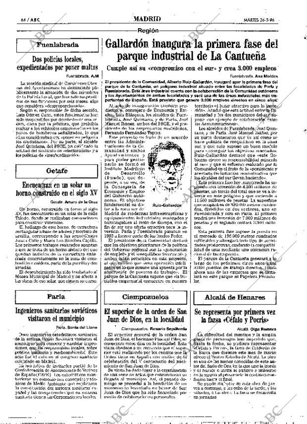 ABC MADRID 26-03-1996 página 64