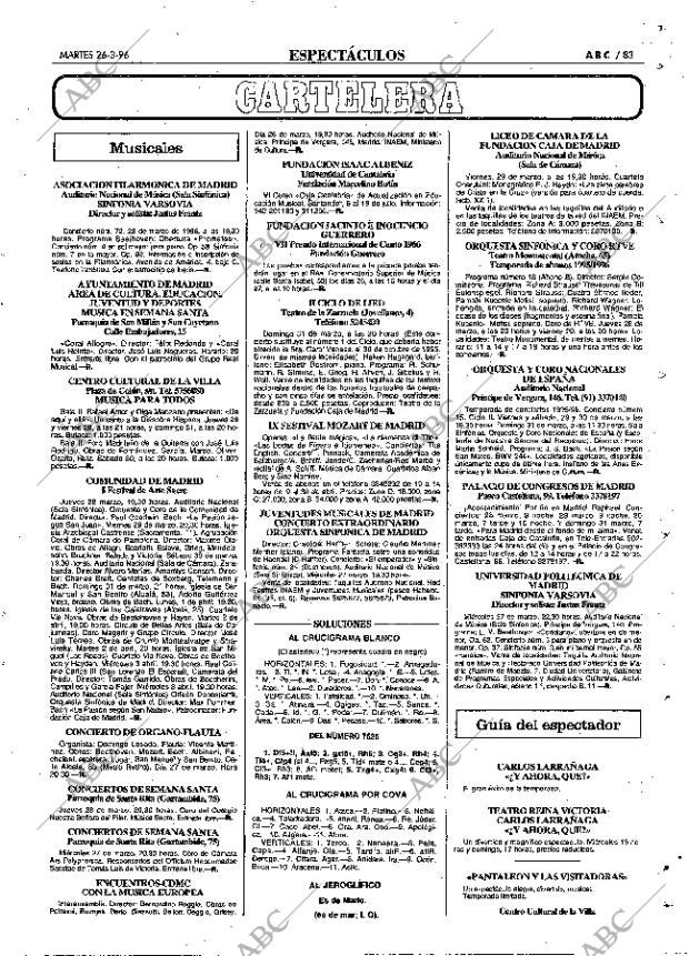 ABC MADRID 26-03-1996 página 83
