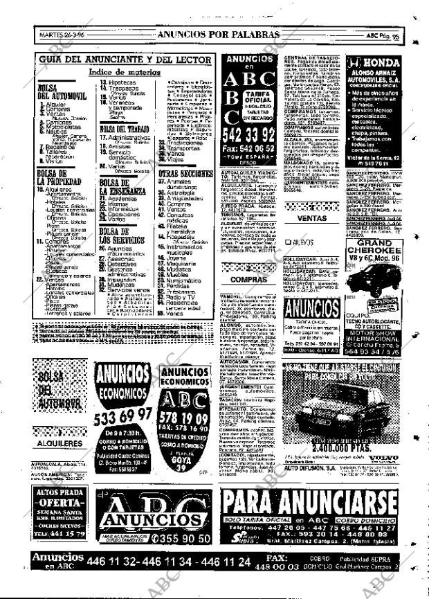 ABC MADRID 26-03-1996 página 95