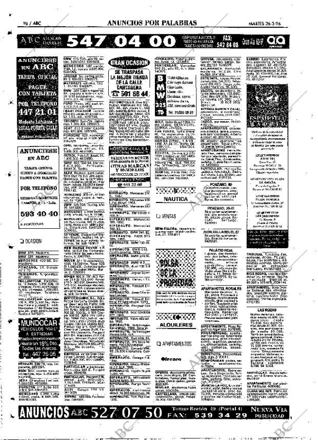 ABC MADRID 26-03-1996 página 96