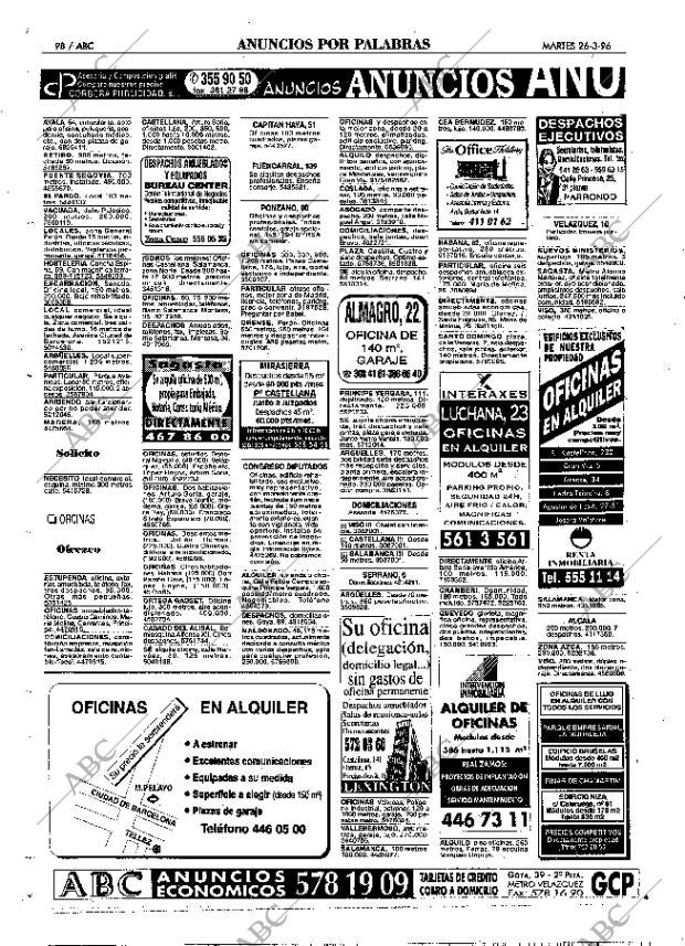 ABC MADRID 26-03-1996 página 98