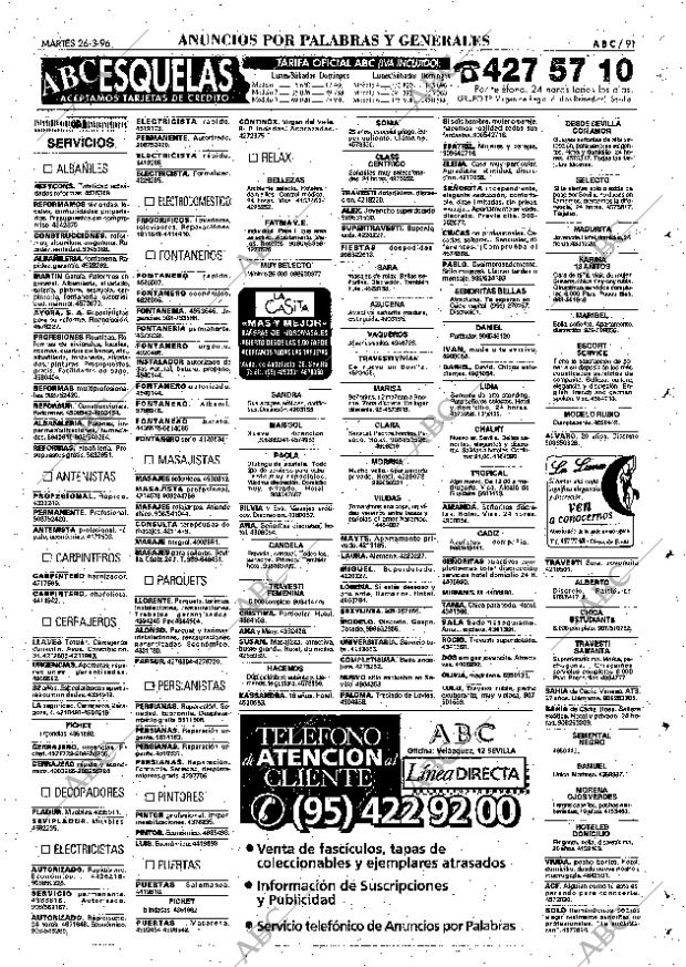 ABC SEVILLA 26-03-1996 página 91