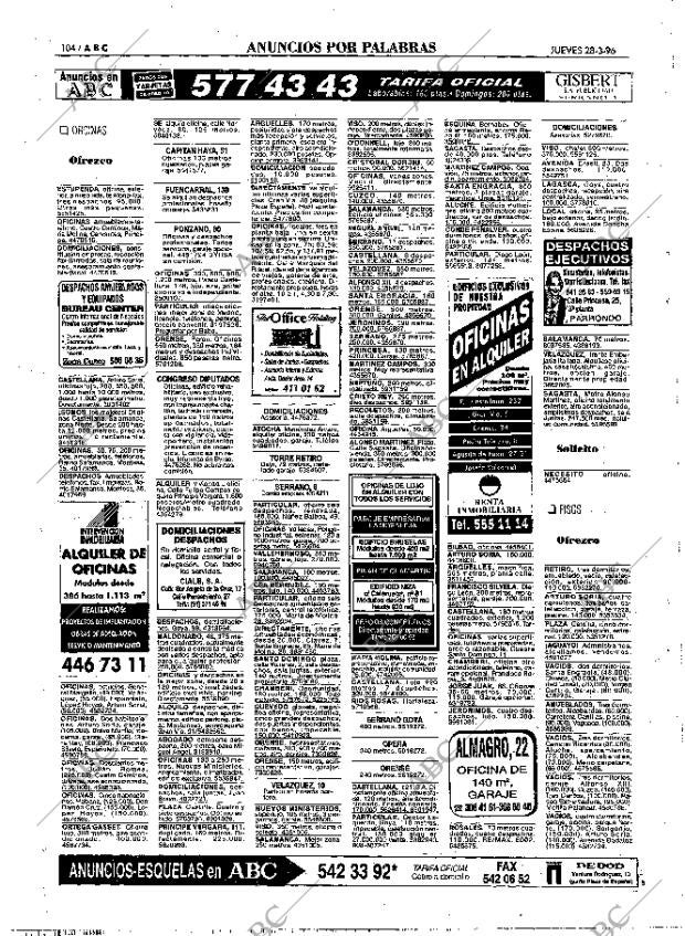 ABC MADRID 28-03-1996 página 104