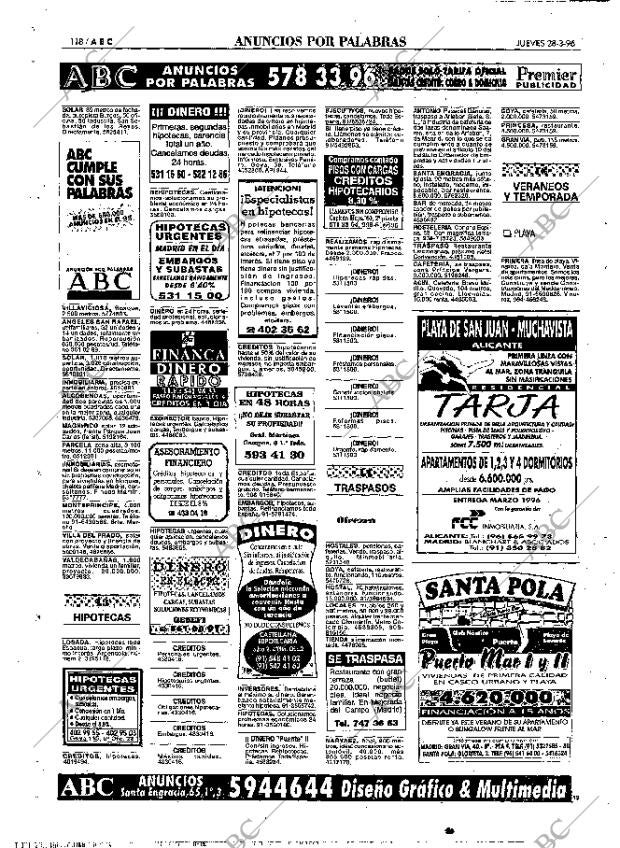 ABC MADRID 28-03-1996 página 118