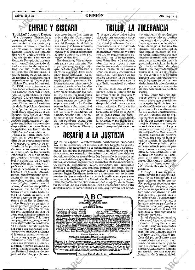 ABC MADRID 28-03-1996 página 17
