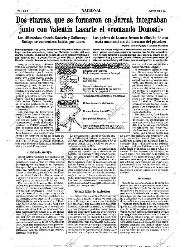 ABC MADRID 28-03-1996 página 28