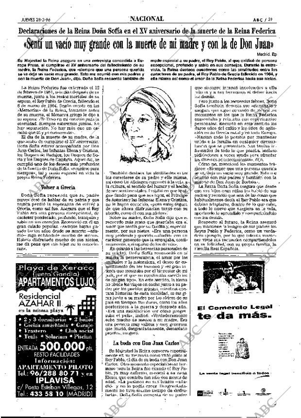 ABC MADRID 28-03-1996 página 31