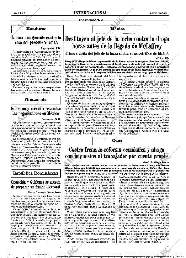 ABC MADRID 28-03-1996 página 40