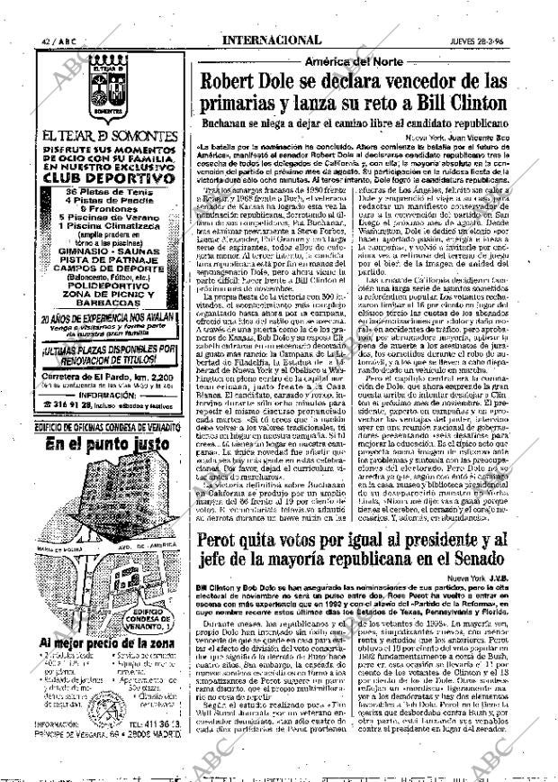 ABC MADRID 28-03-1996 página 42