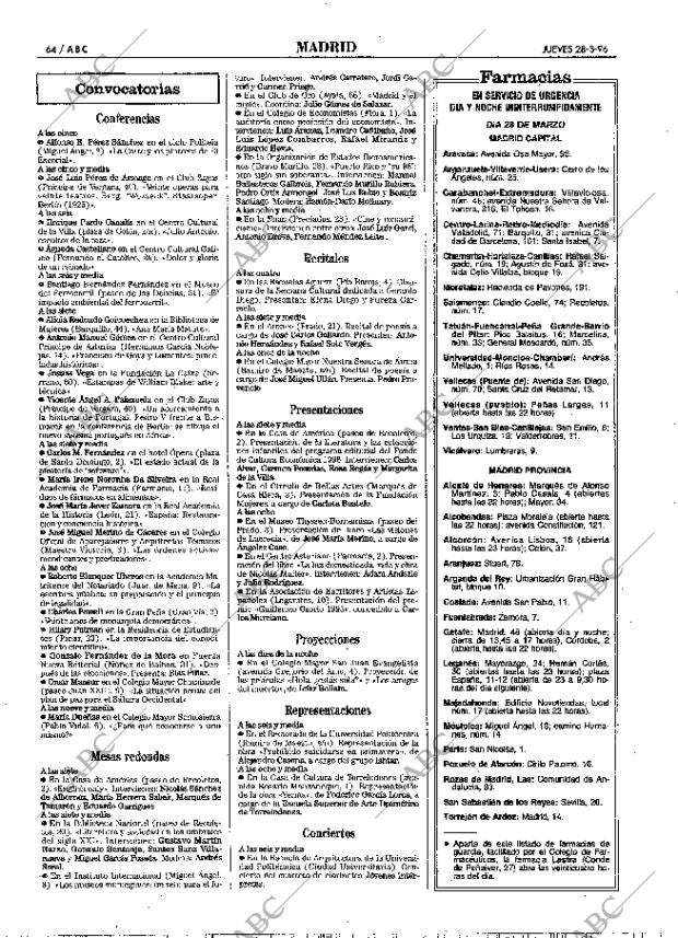 ABC MADRID 28-03-1996 página 64