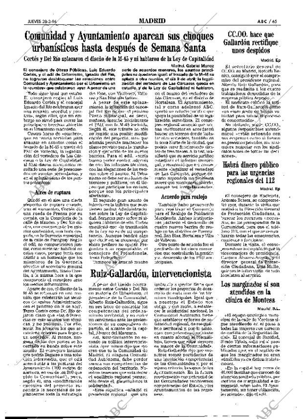 ABC MADRID 28-03-1996 página 65