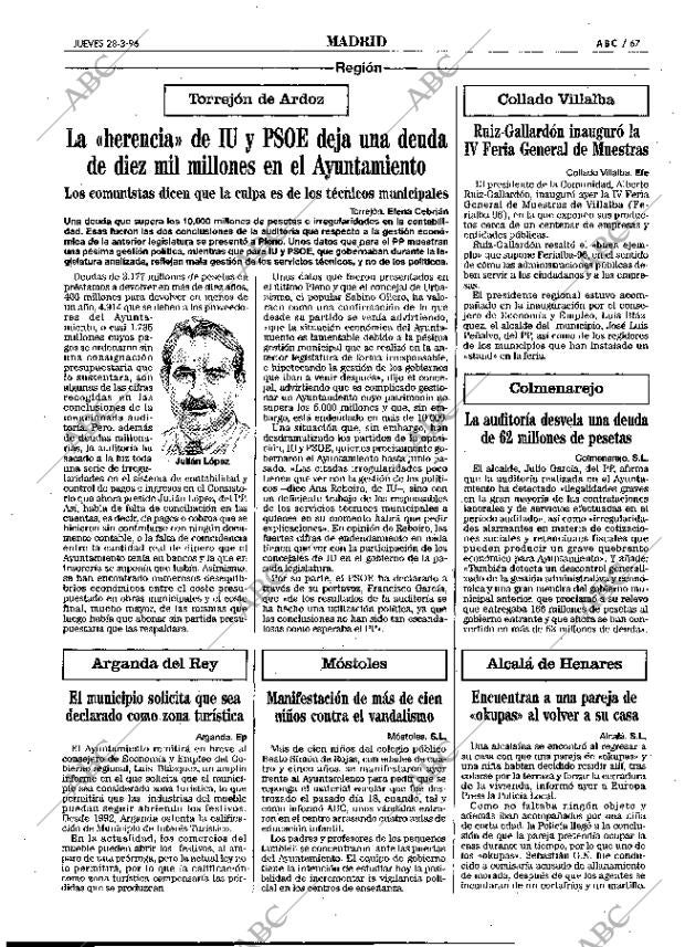 ABC MADRID 28-03-1996 página 67