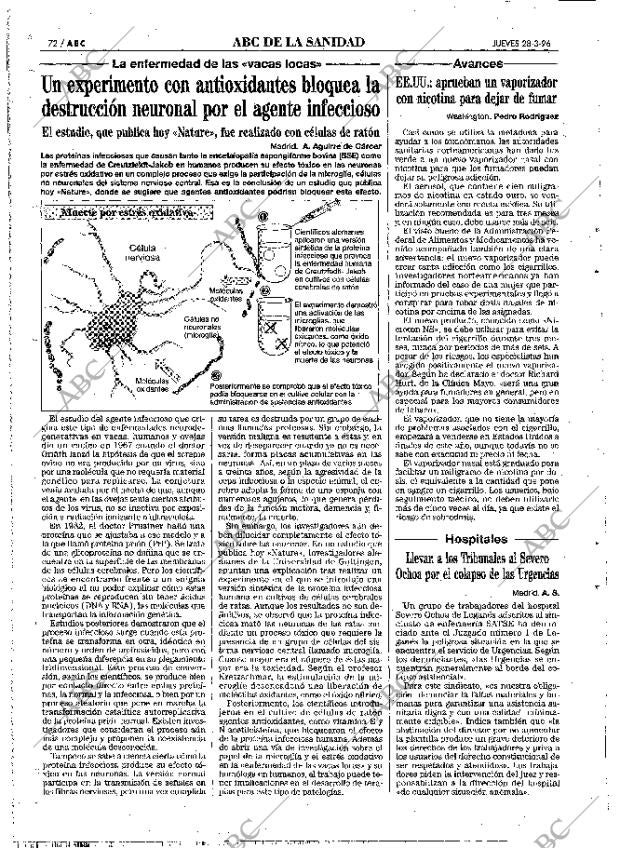 ABC MADRID 28-03-1996 página 72