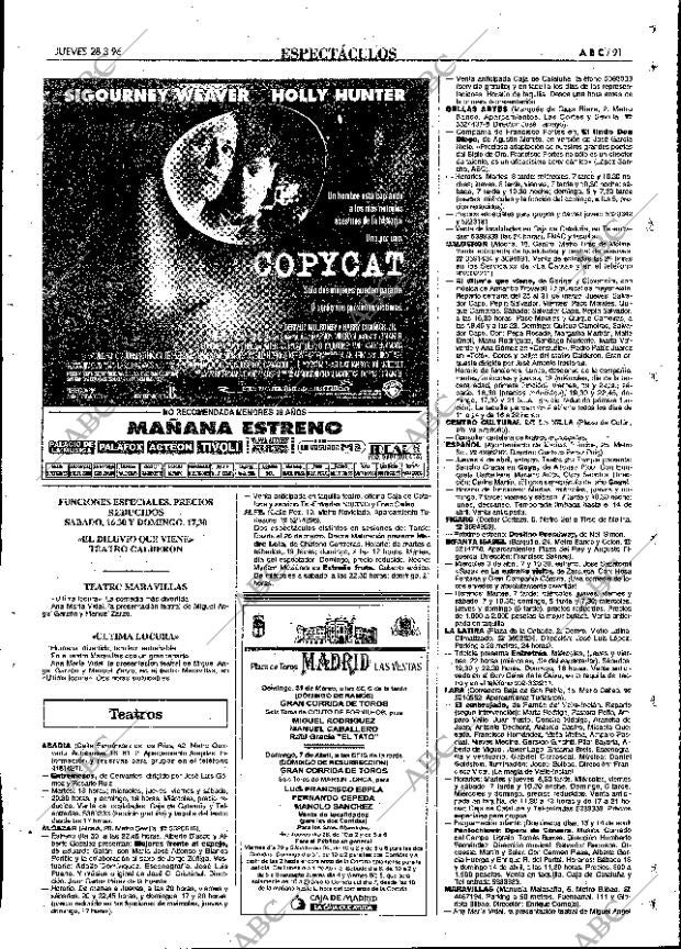 ABC MADRID 28-03-1996 página 91